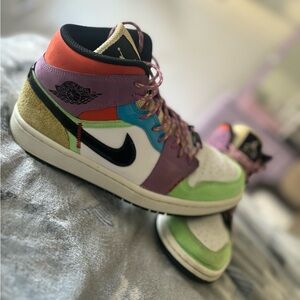Colorful Air Jordan Sneakers